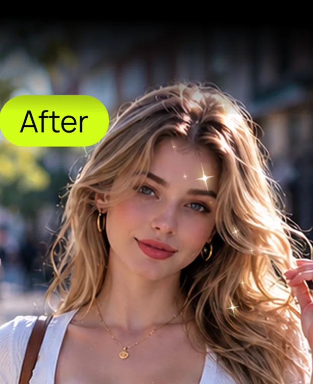 Portrait after editing